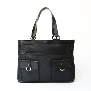GUCCI Black Canvas Bag